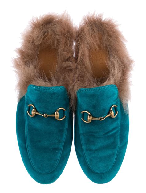 gucci full fur shoes|gucci mules street style.